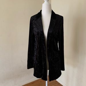 H&M Black Velvet Jacket